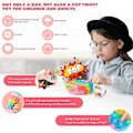 Pikkukuva 3 / 5: Pop Bag It -tyttöjen leluihin, YOINGO Fidget Toy Poppet -laukku tytöille, 2 in 1 Popit -olkalaukku, Popper-käsilaukku ja aistilelut