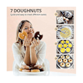 Miniatyrbild 5 av 5: Mini Donuts Maskin 220v Donut Maker Maskin Gör-det-själv Hemanvändning Mini Maker Vit Eu-kontakt