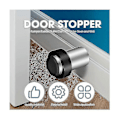 Miniatyrbilde 4 av 5: 6 stk. Dørstoppere Gulvmontert Dørstopper Rustfritt Stål Sylindrisk Gulvdørstopper For Botto