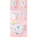 Miniatyrbild 2 av 5: Peek-A-Boo Söta Panda Björn Krokar Väggmonterade, Aromaterapi, Kraftiga Självhäftande Krokar, Dekorativa för Barn Flickor, för Nyckelrock Morgonrock Handduk, 4-pack