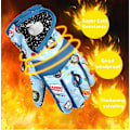 Miniatyrbild 5 av 5: Flickor Pojkar Vattentäta Varma Handskar Vinter Professionella Skidhandskar Snö Barn Vindtät Skidåkning Snowboardhandskar Ridhandskar Red