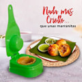 Miniatyrbild 4 av 5: Banan Patacones Form Plast Kök Tostones Köttbulle Maker Form Köksredskap Bakning Bakverk Gör-det-själv Form