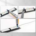 Miniatyrbilde 3 av 4: Punch Down Verktøy Impact Professional for CAT5 CAT6 Nettverkskabel Punching Reparasjonsutstyr