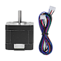Miniatyrbillede 1 af 5: 3D Printer Stepper Motor 42 Trin 0.42N.m 2 Faser 4 Ledninger 1A 4.5V DC Tilbehørsdel