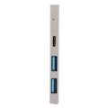 Miniatyrbilde 3 av 3: 3 i 1 Dockingstasjon 5Gbps Høyhastighets USB3.0 til USB3.0 USB2.0 Type C Mini Dockingstasjon