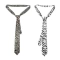 Pakke med 2 Herre Animal Print Slips Cool Cheetah Leopard Zebra Slips