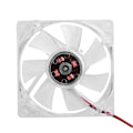 Miniatyrbild 3 av 4: 80mm LED-lampa 12V 4Pin Tyst PC-chassi Kylfläkt Dator Kylare Blå
