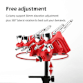 Miniatyrbillede 3 af 5: DSPIAE AT-AR Justerbar Airbrush Rack Holder til Modelbygning - Sikker & Alsidig