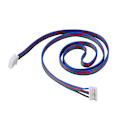Miniatyrbillede 2 af 2: HX2.54 4-pin 6-pin Hvide Dobbelt Terminal Ledningskabler til 3D Printer Steppermotorer 500mm