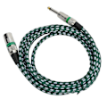 Miniatyrbillede 2 af 2: JORINDO XLR til 1/4 tomme 6,35 mm han-kabel balanceret signalforbindelse mikrofonkabel JD6008