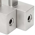 Miniatyrbillede 3 af 5: 2 stk. Dobbelt 1/0 Gauge til 1/0 Gauge Forstærker Input Reducer Nikkelbelagt Aluminium Legering Høj Effekt til Bil Audio