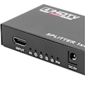 Miniatyrbilde 3 av 3: Video Splitter 1 Inn 4 Ut 1080P Støttet Plug and Play USB Strøm Legeringskasse HD Splitter for Stasjonær Datamaskin