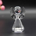 Miniatyrbillede 2 af 5: Krystal Engel Figur Dekoration, Glas Skytsengel Statue Figurer Samleobjekter, Smuk Engel Ornament