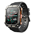 Miniatyrbild 1 av 5: O förstörbar Smartwatch, Robust Taktisk Smartwatch med Pulsmätning Orange