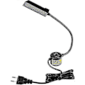 Pikkukuva 1 / 5: LED-ompelukoneen lamppu, 30 LED-lamppua kytkimellä ja magneettikiinnityksellä ompelukoneeseen, LED-työvalo