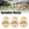 Pikkukuva 3 / 4: 3 KPL G1/2 Refraktiosprinklerisuutin Säädettävä Kuparinen Mikrosprinkleripää Puutarhan Kastelutarvikkeet