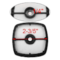 Miniatyrbillede 5 af 5: 5 stk. Luftfilterrenser til Echo Trimmer Blæser Mantis 130310-54130 SRM225 SRM210 HC150 Trimmer Holdbar