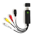 Miniatyrbilde 2 av 3: 1sett Usb2.0 Vhs til Dvd-konverter Au-dio Video Capture Device Kit Rca-kabel for Windows 10-systemer -t