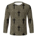 Miniatyrbild 1 av 5: Barnkläder för tonåringar Barn Pojkar Gratis frakt Halloween Mascot For Boy T-shirts Med Hösten 2023 Trend Långärmade T-shirts S14TX1969 150