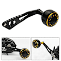 Pikkukuva 2 / 2: Power Handle 8x5mm Yhteensopiva Quantum Baitcasting -kelan varaosien kanssa Kelan kahva Kalastus - 32mm Musta