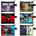 Miniatyrbild 2 av 5: Skibidi Toalett Myntpåse Barn Anime Spelväska Pojke Tjejväska Bärbar förvaringsväska Söt plånbok Dam Sminkväskor Present Skibidi toilet-2