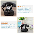 Miniatyrbild 3 av 3: Retro Telefonmodell Kreativ Telefondekor Fotorekvisita Telefonfigur