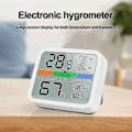Miniatyrbilde 4 av 4: Innendørs Termometer, Digital Temperatur- og Fuktighetsmåler med Min- og Maks-rekordindikator