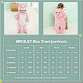 Miniatyrbild 4 av 5: Unisex baby Vinter Höst Flanell Huva Romper Cosplay Jumpsuit Hög kvalitet Cat 2 5 Months