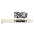 Miniatyrbillede 5 af 5: PCIE til Parallel Port Kort Print Port LPT PCI-E LPT Printer Kort Adapter DB25