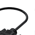 Miniatyrbillede 3 af 3: DVI til VGA Kabel HD Plug and Play Guldbelagt Stik DVI 24 Plus 1 til VGA Adapter til PC Projektor TV