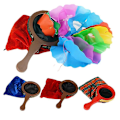 Miniatyrbild 1 av 5: Funny Magic Tricks Bytesväska F Idget Leksaker Nybörjare Magician Prop Kid Twisty Magic Universal Change Bag Trick Leksaker för barn large red