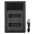 Miniatyrbilde 2 av 2: Dobbel USB Kameralader for Li 90B DB110 Batteri for Olympus TG5 TG4 SP100 TG3 SH 1 SH2 SH3 SH50 SH60 Kamera