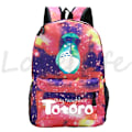 Miniatyrbild 1 av 5: Min granne Totoro Ryggsäckar Anime Ryggsäck Mochila Pojkar Flickor Tecknade Skolväskor Studenter Bokväska Teenage Laptop Reseväska style 13