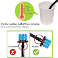 Miniatyrbillede 4 af 5: 200 stk. 1/4 tomme Justerbart Mikro Drypvandingssystem Vandingssprinklere Anti-tilstopning Emitter Drypper Blå Haveartikler