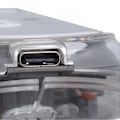 Miniatyrbilde 3 av 3: Bluetooth Trådløs Mus BT1 BT2 2.4GHz 3 Modus Stille Justerbar DPI Oppladbar Transparent Mus for PC Laptop Nettbrett Grå