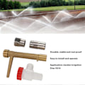 Miniatyrbillede 3 af 5: Messing Hurtigkobling Sprinklerventilnøgle G3/4 Hurtig Sprinklerventilnøgle til haveslange underjordisk vanding