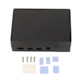Miniatyrbillede 2 af 3: Køleprofil Kabinet Aluminium Legering Kølende Metal Kabinet med Flere Interfaces til RasPi 4b Sort