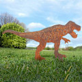 Miniatyrbilde 4 av 5: Metall Dinosaur Gjerdepåle Topp, F
