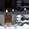 Miniatyrbild 5 av 5: Vinterkampanj, Utomhus Solcellsträdgårdslampa, 2 Stycken Dekorativa Solcellslampor Utomhus Jultomte och Snögubbe Solcellslampa Utomhus Solcellslampor fo