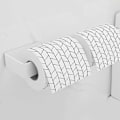Miniatyrbillede 3 af 5: Holder Vægmonteret Køkkenrulleholder Aluminium Mat Badeværelse Håndklædeholder Simpel Hylde Badeværelse Håndklædeholder Multi-funktion Toilet Opbevaringshylde Klud