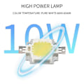 Miniatyrbillede 3 af 5: 20 STK 10W LED Ren Hvid 1100LM LED Lampe SMD Chip lys Pære DC 9-12V