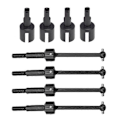 Miniatyrbilde 1 av 5: 8 stk. Metalldrivaksel CVD og leddkopp differensialkopp for TT01 TT02 TT-01 1/10 RC Bil Oppgraderingsdel