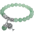 Miniatyrbilde 2 av 4: 8mm Livets Tre Chakra Armbånd, Reiki Healing Balanserende Lykkeamulett Stretch