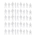 Miniatyrbild 1 av 2: 100 st Plastfigurer Mini Figurer Hantverk Prydnad Hushåll Statisk Modell