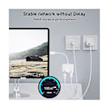 Miniatyrbild 4 av 5: USB C till Ethernet-adapter, USB Type C till RJ45 Gigabit Ethernet LAN-adapter med 60W Laddare, kompatibel med /P
