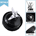 Miniatyrbild 4 av 5: 5 Fenor Blenderblad för Blender QB3000, QB3000SSW-30, QB3000QR-30, QB3001SS-30, QB3000QBK, QB3004,