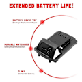 Miniatyrbild 3 av 5: 5Ah 10C 18650 Batterihölje Ersättning för 48-11-1850 48-11-1840 48-11-1852, Batterireparationskit DIY