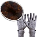Miniatyrbild 2 av 4: Utomhus Pekskärm Ridning Varm Full Finger Ski Bergsbestigning handskar Gray