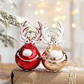 Miniatyrbild 3 av 5: 2 st Älg Julkulor Ornament Xmas Tree Hanging Bauble Pendant Christmas D