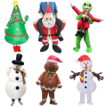 Miniatyrbild 1 av 5: Julgran Snögubbe Jultomte Uppblåsbara kostymer Kostym Cosplay Fancy festklänning Halloween kostym för män kvinnor C